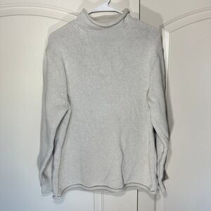 J.Crew Always Adults' 1988 100% Cotton Rollneck™ Sweater Cream Medium